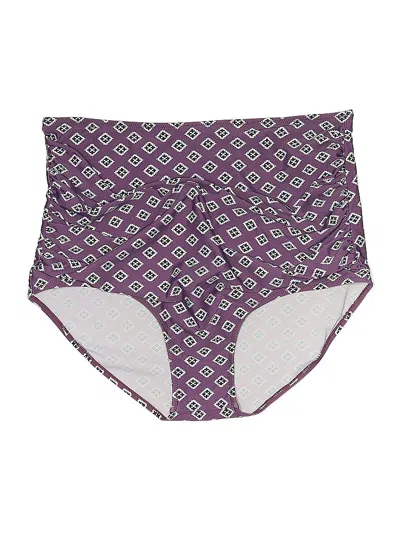 Pre-owned Unbranded Swimsuit Bottoms In Purple