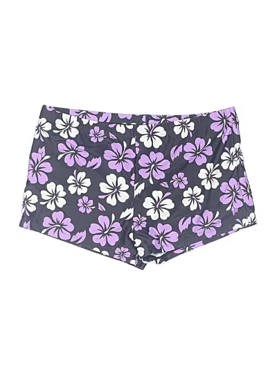Pre-owned Unbranded Swimsuit Bottoms In Purple