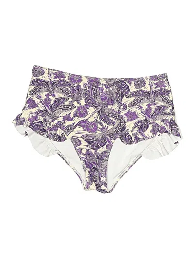 Pre-owned Unbranded Swimsuit Bottoms In Purple