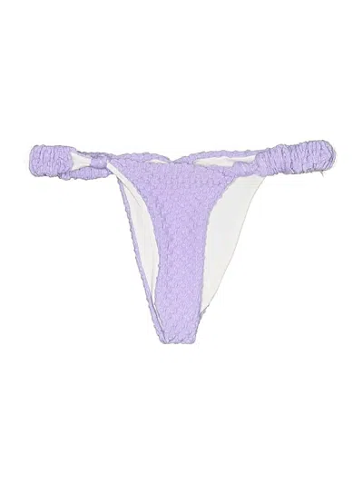 Pre-owned Unbranded Swimsuit Bottoms In Purple