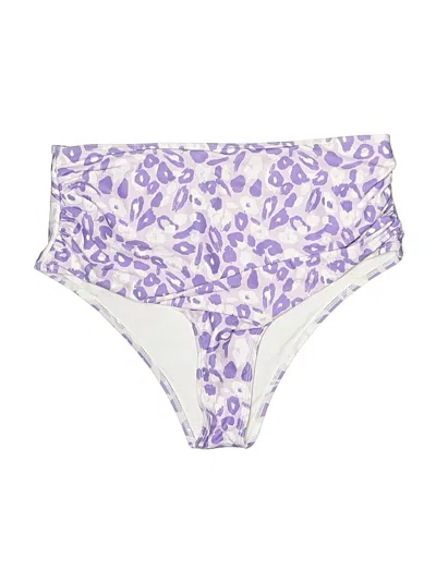 Pre-owned Unbranded Swimsuit Bottoms In Purple