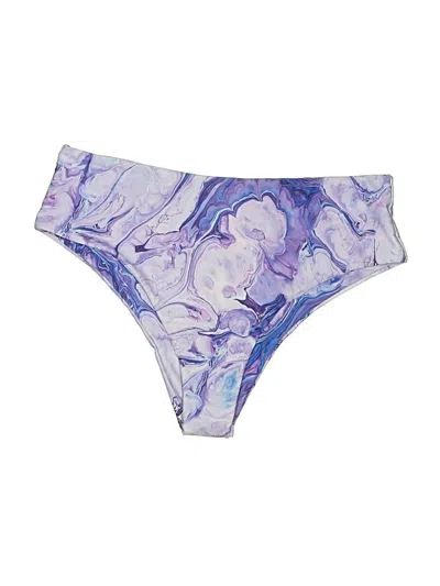 Pre-owned Unbranded Swimsuit Bottoms In Purple