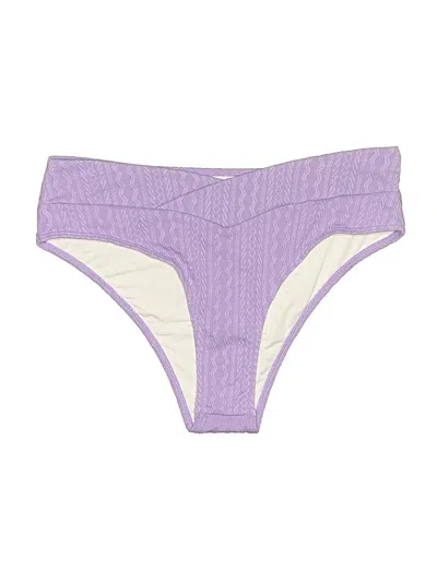 Pre-owned Unbranded Swimsuit Bottoms In Purple