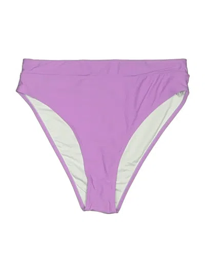 Pre-owned Unbranded Swimsuit Bottoms In Purple