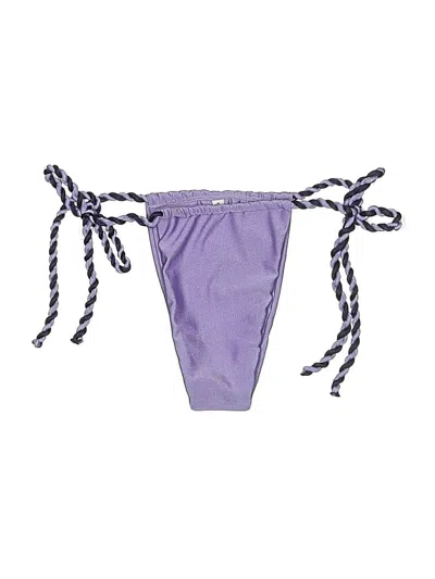 Pre-owned Unbranded Swimsuit Bottoms In Purple