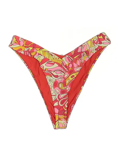 Pre-owned Unbranded Swimsuit Bottoms In Red