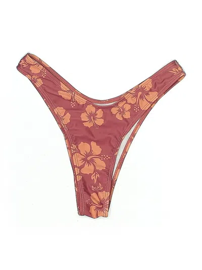 Pre-owned Unbranded Swimsuit Bottoms In Red