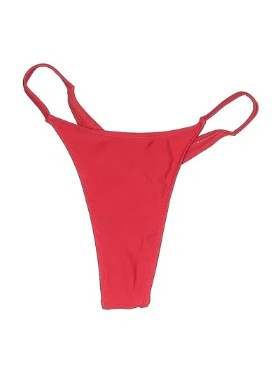 Pre-owned Unbranded Swimsuit Bottoms In Red