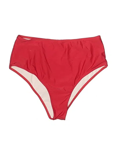 Pre-owned Unbranded Swimsuit Bottoms In Red