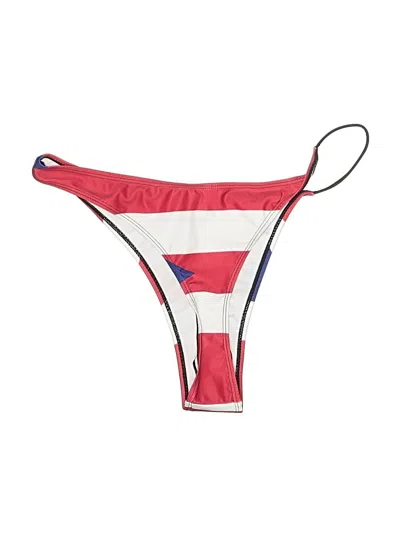 Pre-owned Unbranded Swimsuit Bottoms In Red
