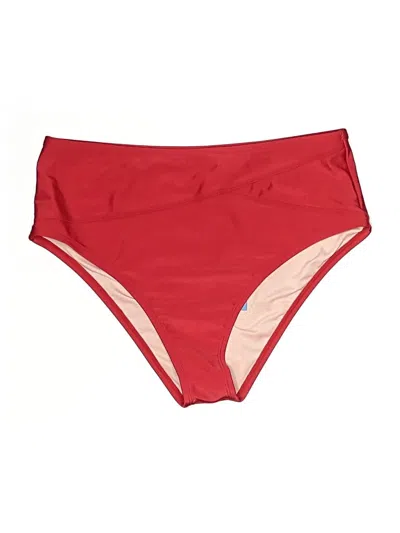 Pre-owned Unbranded Swimsuit Bottoms In Red