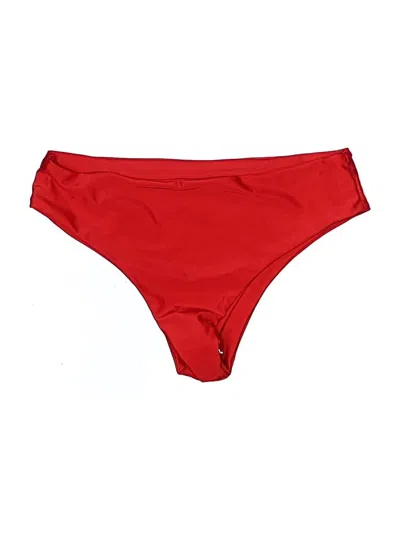 Pre-owned Unbranded Swimsuit Bottoms In Red