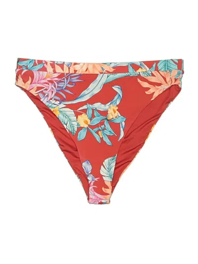 Pre-owned Unbranded Swimsuit Bottoms In Red