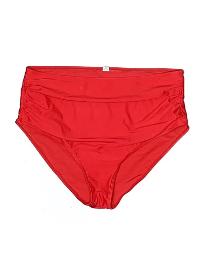 Pre-owned Unbranded Swimsuit Bottoms In Red