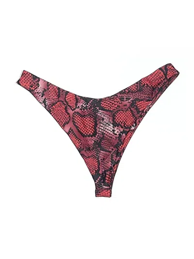 Pre-owned Unbranded Swimsuit Bottoms In Red