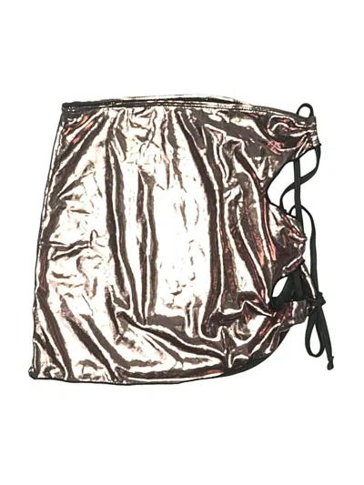 Pre-owned Unbranded Swimsuit Bottoms In Silver