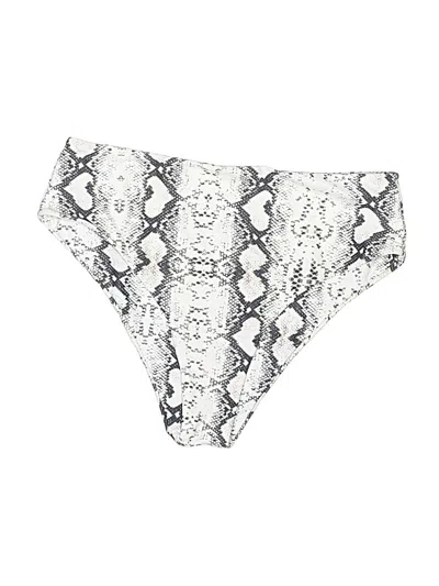 Pre-owned Unbranded Swimsuit Bottoms In Silver