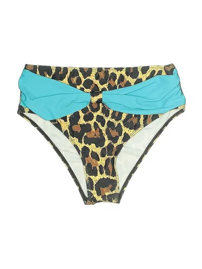Pre-owned Unbranded Swimsuit Bottoms In Tan