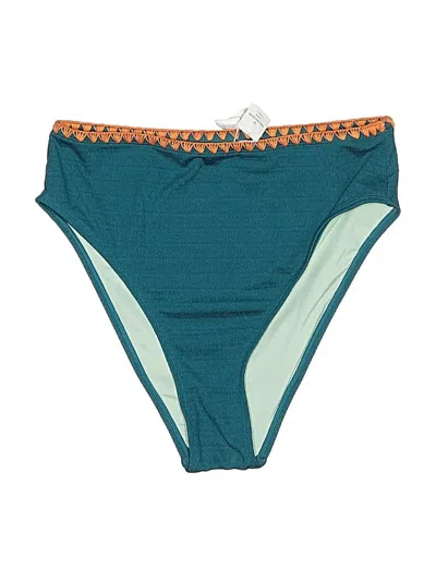 Pre-owned Unbranded Swimsuit Bottoms In Teal