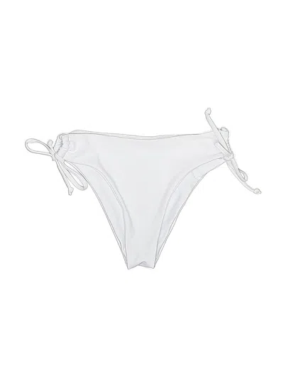 Pre-owned Unbranded Swimsuit Bottoms In White