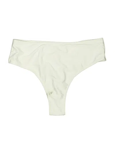 Pre-owned Unbranded Swimsuit Bottoms In White