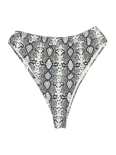 Pre-owned Unbranded Swimsuit Bottoms In White