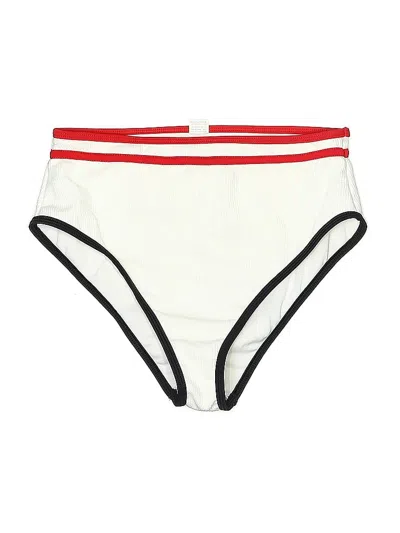 Pre-owned Unbranded Swimsuit Bottoms In White
