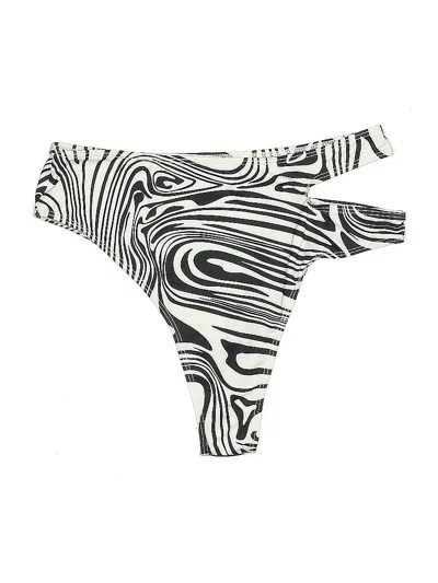 Pre-owned Unbranded Swimsuit Bottoms In White