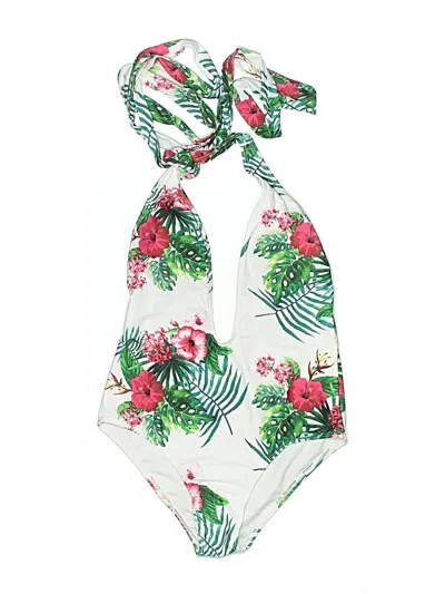 Pre-owned Unbranded Swimsuit Bottoms In White