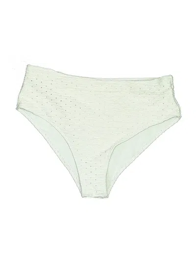 Pre-owned Unbranded Swimsuit Bottoms In White