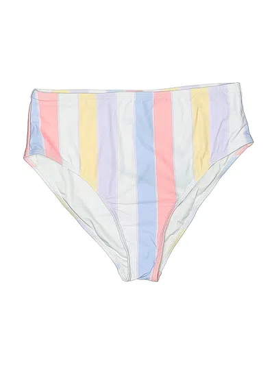 Pre-owned Unbranded Swimsuit Bottoms In White
