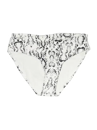 Pre-owned Unbranded Swimsuit Bottoms In White