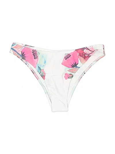 Pre-owned Unbranded Swimsuit Bottoms In White