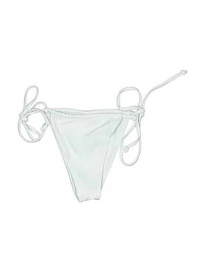 Pre-owned Unbranded Swimsuit Bottoms In White