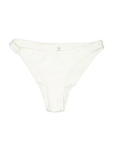 Pre-owned Unbranded Swimsuit Bottoms In White