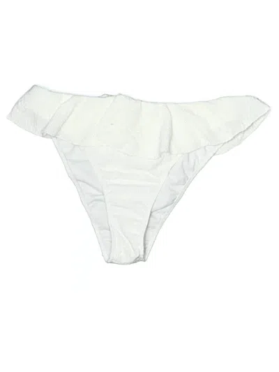 Pre-owned Unbranded Swimsuit Bottoms In White