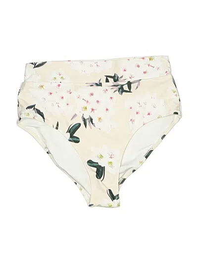 Pre-owned Unbranded Swimsuit Bottoms In White