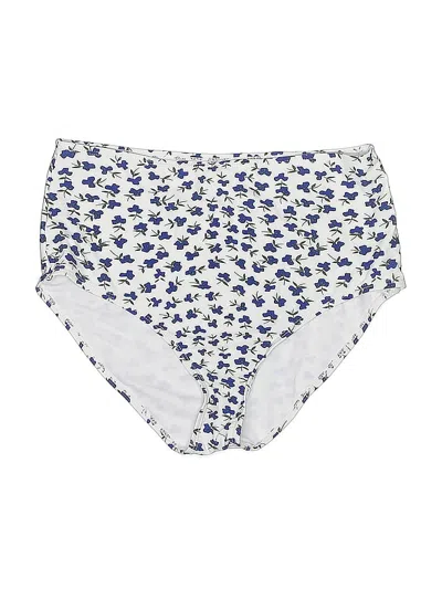 Pre-owned Unbranded Swimsuit Bottoms In White