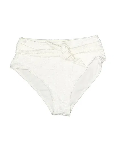 Pre-owned Unbranded Swimsuit Bottoms In White