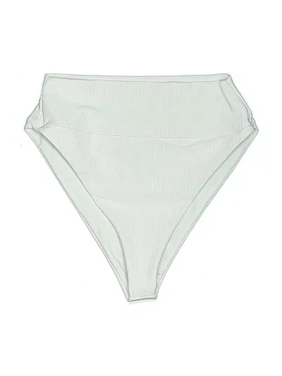 Pre-owned Unbranded Swimsuit Bottoms In White
