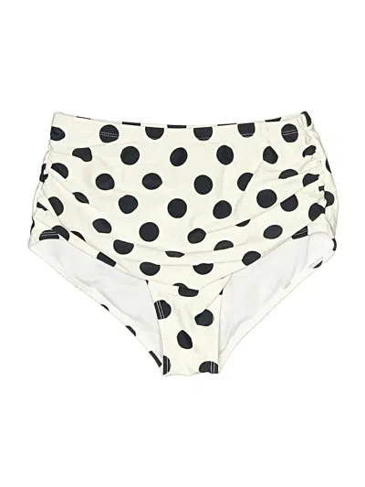 Pre-owned Unbranded Swimsuit Bottoms In White