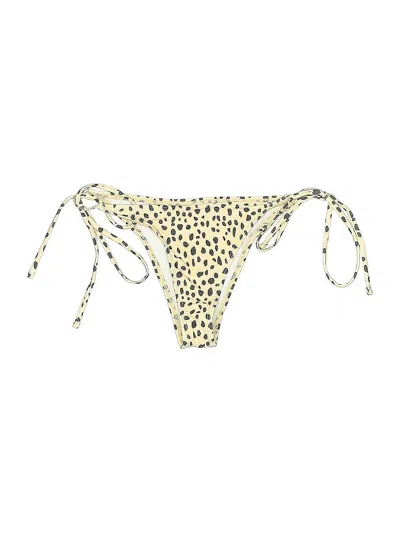 Pre-owned Unbranded Swimsuit Bottoms In White