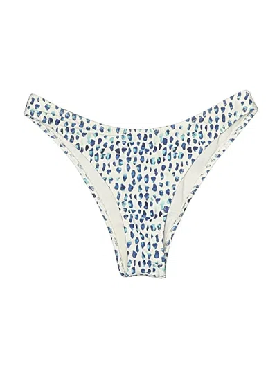 Pre-owned Unbranded Swimsuit Bottoms In White