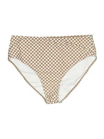 Pre-owned Unbranded Swimsuit Bottoms In White