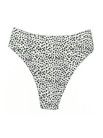 Pre-owned Unbranded Swimsuit Bottoms In White