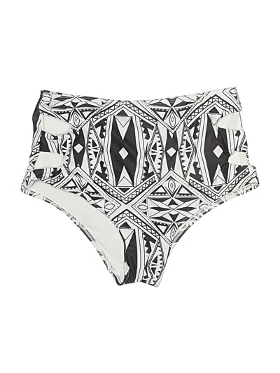 Pre-owned Unbranded Swimsuit Bottoms In White