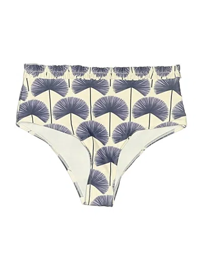 Pre-owned Unbranded Swimsuit Bottoms In White