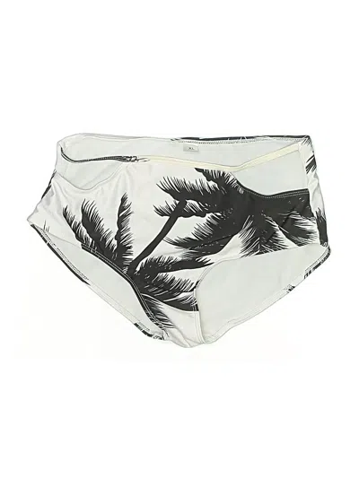 Pre-owned Unbranded Swimsuit Bottoms In White