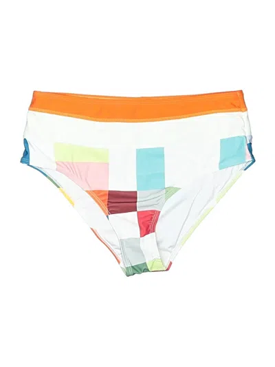 Pre-owned Unbranded Swimsuit Bottoms In White