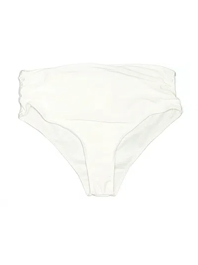 Pre-owned Unbranded Swimsuit Bottoms In White